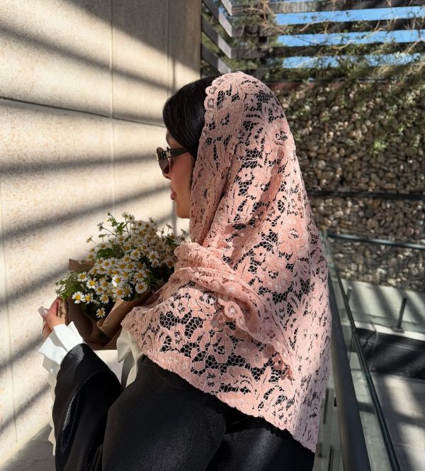 دانتل گل برجسته مخمل - تصویر 7